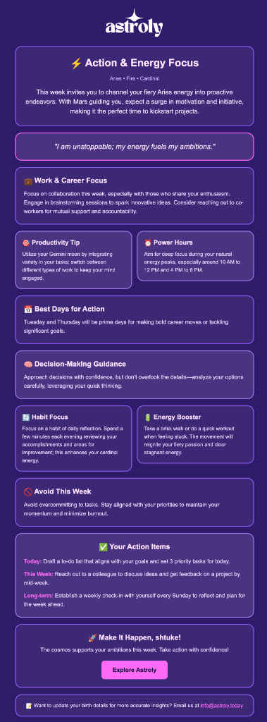 Weekly Horoscope Insight